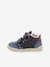 Sneakers voor jongens Wincky Vel KICKERS® blauw+zwart - vertbaudet enfant 