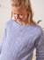 Omkeerbare trui voor/achter de zwangerschap en borstvoeding gemêleerd grijs+Lavendelblauw - vertbaudet enfant 
