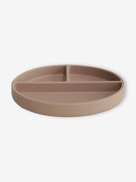 MUSHIE Silicone Vakkenbord beige+grijs+rozen - vertbaudet enfant 