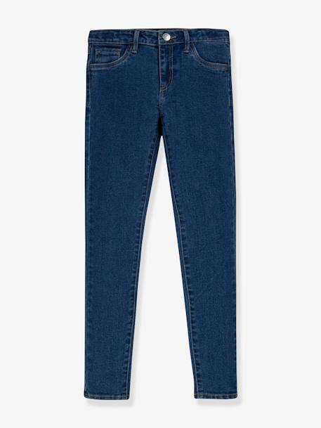 Super skinny jeans voor meisjes LVB 710 Levi's® ongewassen denim+stone - vertbaudet enfant 