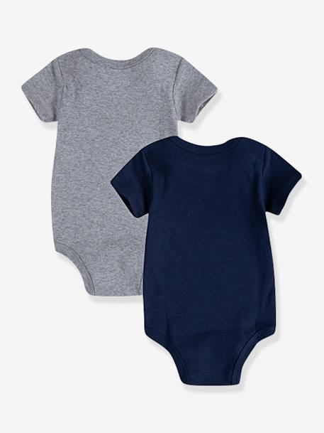 Set van 2 rompers voor baby Batwin van Levi's® grijs - vertbaudet enfant 