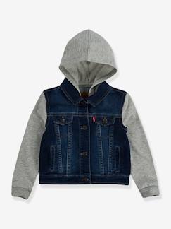 Baby-Jas in twee materialen met capuchon Levi's¨