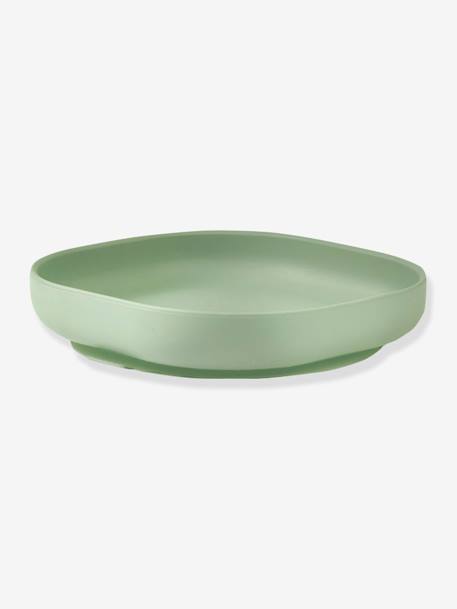 Silicone bord met zuignap BEABA groen - vertbaudet enfant 