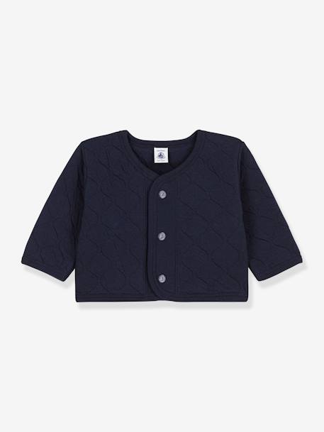 Babyvestje in gewatteerde tubing - PETIT BATEAU marineblauw - vertbaudet enfant 