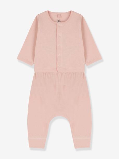 2-delige set in biologisch tubic PETIT BATEAU rozen - vertbaudet enfant 