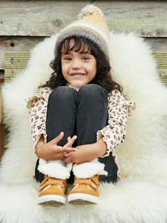 -Set muts + snood + handschoenen van jacquard voor meisjes