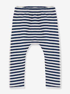 Baby-Gestreepte babybroek in tubing - PETIT BATEAU