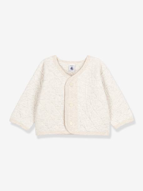 Babyvestje in gewatteerde tubing - PETIT BATEAU gemêleerd beige - vertbaudet enfant 