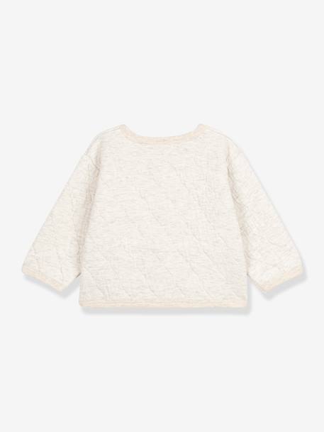 Babyvestje in gewatteerde tubing - PETIT BATEAU gemêleerd beige - vertbaudet enfant 