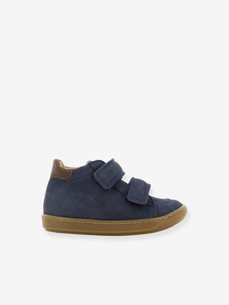 Babybottines Bouba New Scratch Longbeach SHOO POM¨ karamel+marineblauw - vertbaudet enfant 