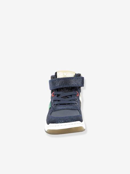 Sneakers voor kinderen Kickalien KICKERS® grijs+marineblauw - vertbaudet enfant 