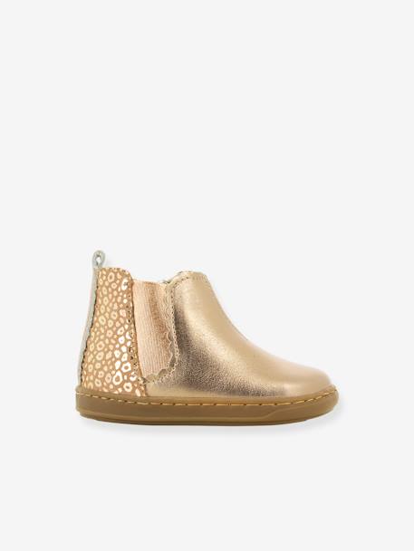 Bouba Jodzip Laminato SHOO POM¨ baby boots iriserend koper - vertbaudet enfant 