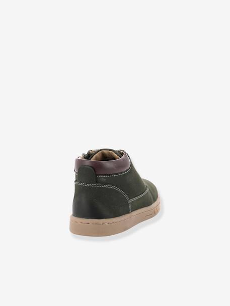 Laarsjes voor jongensbaby Tackland KICKERS® kaki - vertbaudet enfant 