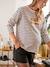 Zwangerschapsshort in tricot zwart - vertbaudet enfant 