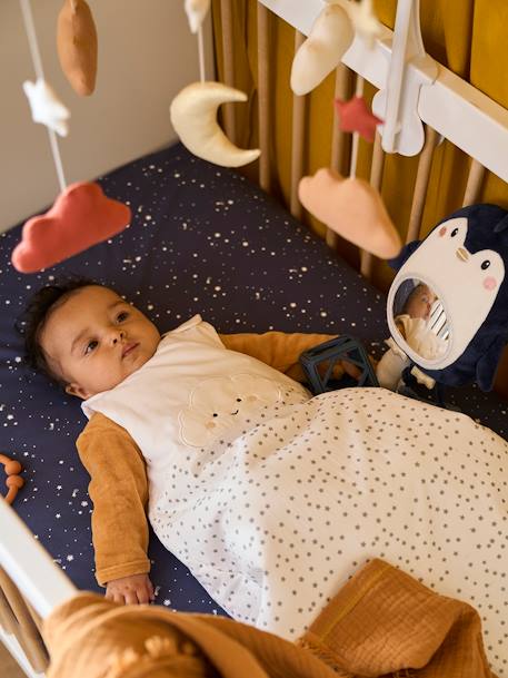 Wolken, maan en sterren mobiel bruin - vertbaudet enfant 