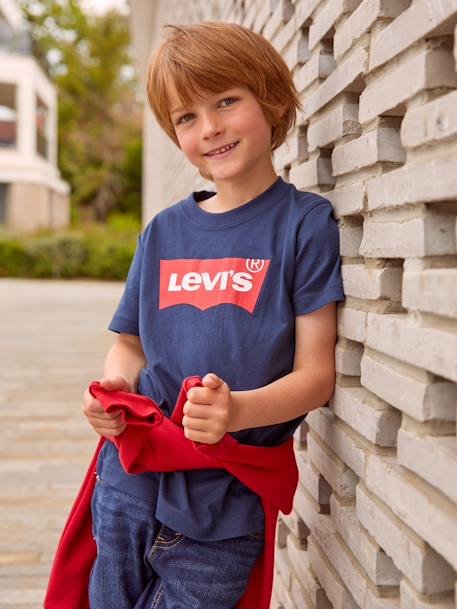lezing rustig aan Atticus Batwing babyshirt LEVI'S® - marineblauw, Baby