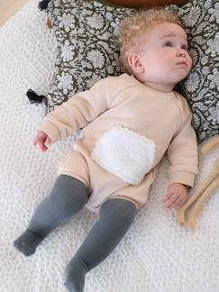 Baby-Salopette, jumpsuit-Babypyjama met lange mouwen