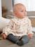 Babyjurkje van katoengaas met bloomer beige met print - vertbaudet enfant 