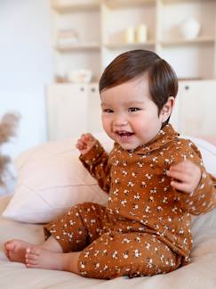 Baby-Pyjama, surpyjama-Katoenen babyslaappakje met opening aan de voorkant