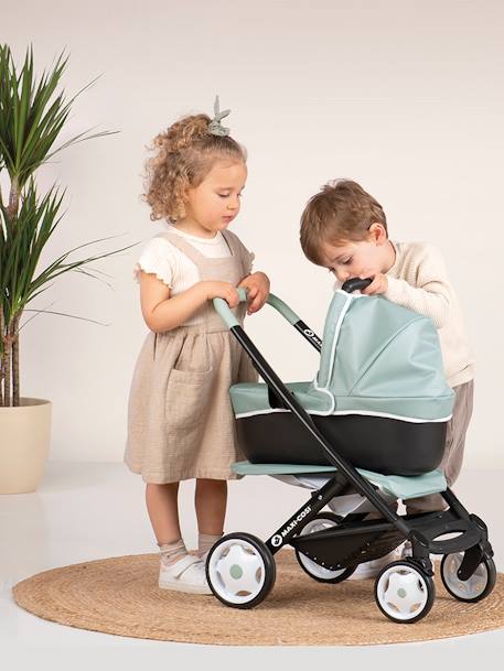 Maxi Cosi Kinderwagen Landau 3 in 1 - SMOBY groen+rozen - vertbaudet enfant 