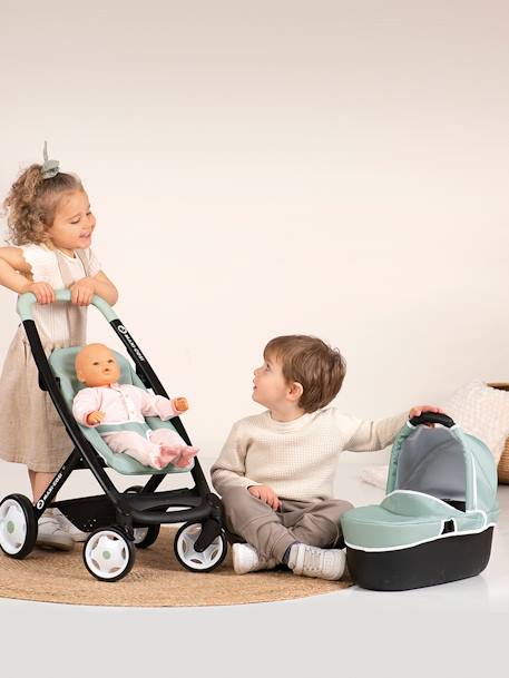 Maxi Cosi Kinderwagen Landau 3 in 1 - SMOBY groen+rozen - vertbaudet enfant 