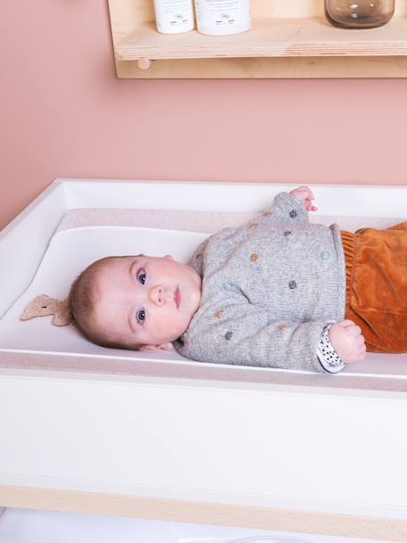 Luiertafel met geïntegreerde badkuip CHILDHOME wit - vertbaudet enfant 