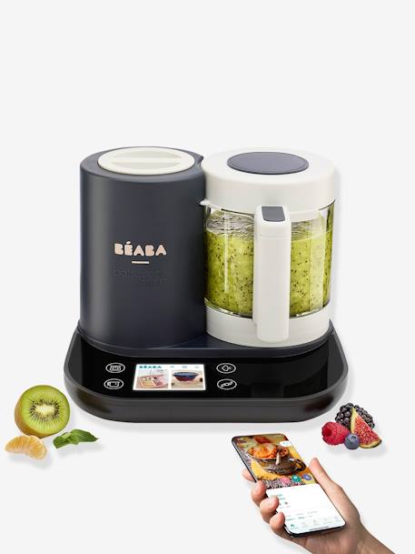 BEABA Babycook Smart aangesloten keukenmachine antracietgrijs/wit - vertbaudet enfant 