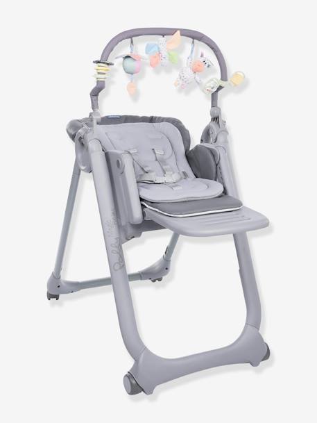 Evolutionaire hoge stoel CHICCO Polly Magic Relax COCOA+GRAPHITE - vertbaudet enfant 