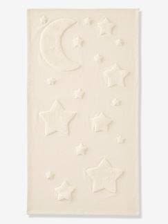 Rechthoekig tapijt met maan en sterren in reliëf Luna  - vertbaudet enfant