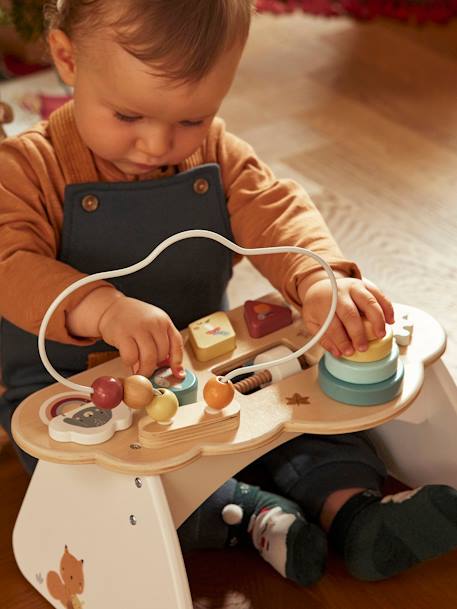 Wolkvormige activiteitentafel gemaakt van FSC¨-hout wit - vertbaudet enfant 