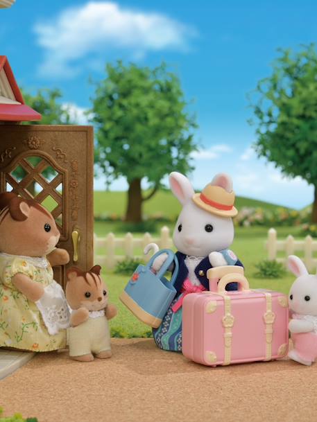 Mama sneeuwkonijn en haar weekendkoffer - SYLVANIAN FAMILIES wit - vertbaudet enfant 