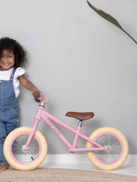 Loopfiets LITTLE DUTCH OLIJFGROEN+ROZE - vertbaudet enfant 