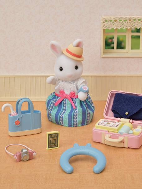 Mama sneeuwkonijn en haar weekendkoffer - SYLVANIAN FAMILIES wit - vertbaudet enfant 