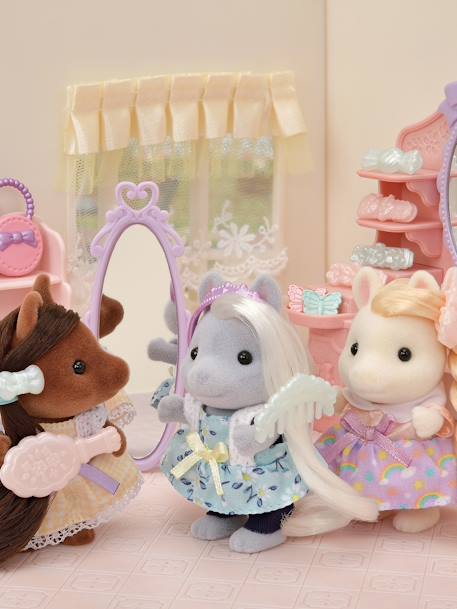 De ponyvrienden en hun kappersset - SYLVANIAN FAMILIES wit - vertbaudet enfant 