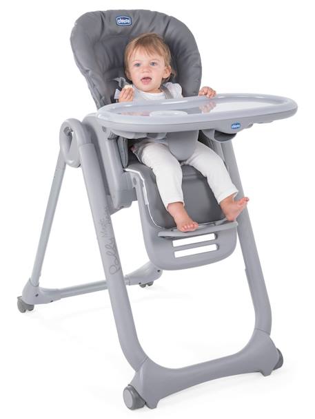 Evolutionaire hoge stoel CHICCO Polly Magic Relax COCOA+GRAPHITE - vertbaudet enfant 