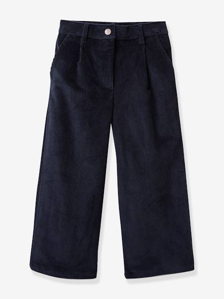 Broek voor jongen CYRILLUS met elastische taille EFFEN DONKERBLAUW - vertbaudet enfant 