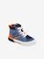 Mid-babysneakers met veters en rits blauw - vertbaudet enfant 