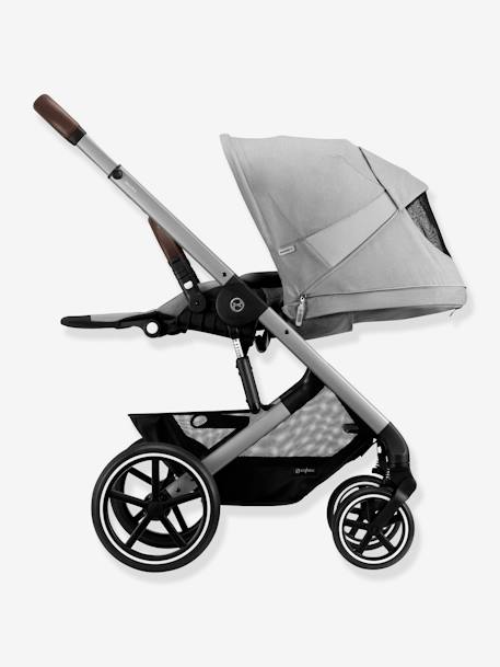 Omkeerbare kinderwagen CYBEX Gold Balios S Lux 2023 beige+blauw+donkerblauw+grijs+zwart - vertbaudet enfant 