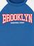 Jongenssweater met colourblock en team Brooklyn opdruk koningsblauw - vertbaudet enfant 