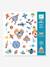 160 interstellaire stickers DJECO blauw - vertbaudet enfant 