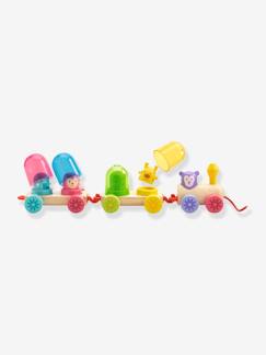 Speelgoed-Eerste levensjaren-Trekspeelgoed Rainbow Train DJECO