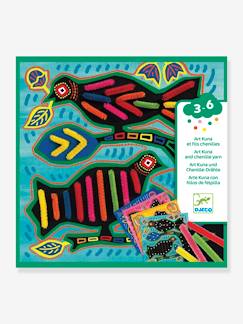 Speelgoed-Creatieve activiteiten-Plakken en vormgeven-Art Kuna en zachte chenilledraden DJECO