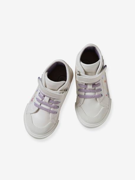 Hoge sneakers voor meisjes, kleutercollectie lila - vertbaudet enfant 