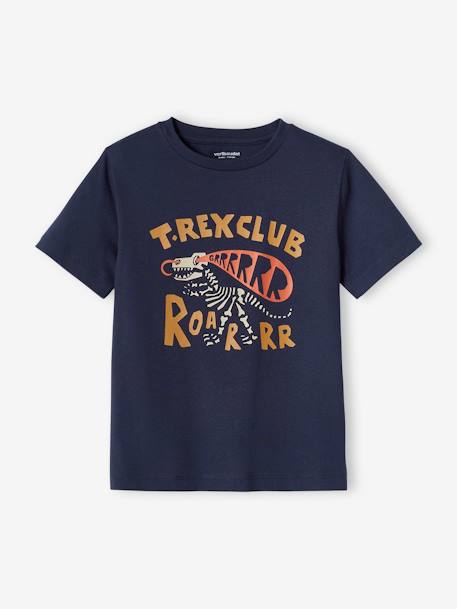 T-shirt dinosaurus baby beige+nachtblauw - vertbaudet enfant 