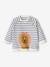 Gestreept sweatshirt van molton baby leiblauw - vertbaudet enfant 