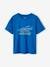 Jongensshirt met 3D-effect ecru+felblauw - vertbaudet enfant 