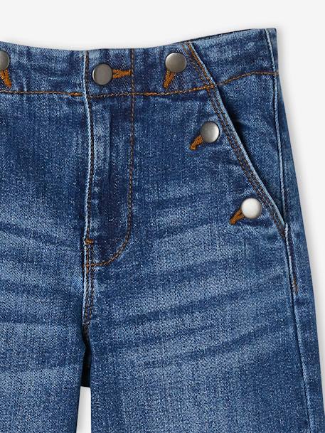 Uitlopende meisjesjeans met brugeffect stone - vertbaudet enfant 