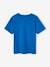 Jongensshirt met 3D-effect ecru+felblauw - vertbaudet enfant 