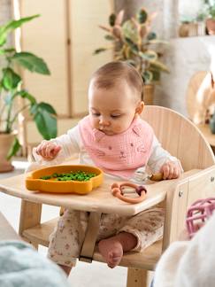 Verzorging-Baby eet en drinkt-Slabbetje-Set met 3 slabbetjes van katoengaas