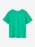 Jongensshirt met groot motief en details in zwelinkt azuurblauw+groen - vertbaudet enfant 